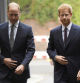 FILE - In this Tuesday, Sept. 5, 2017 file photo, Britain's Prince William, the Duke of Cambridge, left, and Prince Harry arrive to visit the Support4Grenfell Community Hub in London. Britain's Queen Elizabeth II is set to hold face-to-face talks Monday, Jan. 13, 2020 with Prince Harry for the first time since he and his wife, Meghan, unveiled their controversial plan to walk away from royal roles â#{emoji}128;#{emoji}148; at a dramatic family summit meant to chart a future course for the couple. The meeting at the monarch's private Sandringham estate in eastern England will also include Harry's father Prince Charles and his brother Prince William. (Toby Melville/ Pool via AP, File)