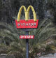 Gan Hatzafon (Israel), 05/04/2024.- A view of the closed McDonald's branch in Gan HaTsafon, near the Lebanese border, Israel, 05 April 2024. McDonald's will buy back all its Israeli restaurants from its franchise Alonyal following boycotts of the fast food company. Omri Padan, CEO and owner of Alonyal Limited, announced on 04 April 2024 that an agreement to sell Alonyal to McDonald's Corporation has been signed. The fast food giant has been subject to boycotts since McDonald's Israel donated free meals to the Israeli military after the 07 October 2023 attack by Palestinian group Hamas. EFE/EPA/ATEF SAFADI