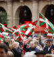 BILBAO, 31/03/2024.- El PNV celebra el Aberri Eguna (día de la patria vasca) con un acto en el que intervienen el lehendakari, Iñigo Urkullu; el candidato a sucederle, Imanol Pradales, y el presidente del partido, Andoni Ortuzar, a pocos días del comienzo de la campaña electoral para las elecciones vascas del 21 de abril. EFE/ Luis Tejido