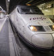 Un AVE en la estación de Sants, en Barcelona.