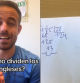 Un profesor español se queda sin palabras al ver cómo hace las divisiones su nuevo alumno inglés: “Vaya locura”
