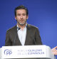 El portavoz del PP, Borja Sémper, en la rueda de prensa de este lunes