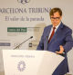 El candidato del PSC a president de la Generalitat Salvador Illa participa en Barcelona Tribuna