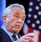 FILE PHOTO: Robert F. Kennedy Jr. speaks to attendees during a press conference in New York, U.S., May 1, 2024. REUTERS/Eduardo Munoz/File Photo
