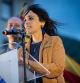 La candidata de Aliança Catalana por Girona, Sílvia Orriols, interviene durante el inicio de campaña de Aliança Catalana, en Ripoll, a 27 de abril de 2024, en Ripoll, Girona, Catalunya (España). Aliança Catalana es un partido político español, de ideología independentista catalana y posicionado en la extrema derecha. Fue fundado en Ripoll en el año 2020 y aboga por el proteccionismo de las empresas catalanas, la separación entre Estado y religión y la defensa de la economía de mercado. El partido se ha posicionado en contra del castellano en Cataluña y también contra la inmigración por lo que ha sido considerado hispanófobo e islamófobo. Se presenta por primera vez a las elecciones catalanas del 12M.