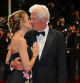 Richard Gere y Alejandra Silva en Cannes