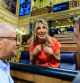 El presidente del Gobierno, Pedro Sánchez, Yolanda Díaz al Ejecutivo este miércoles en el Congreso. Iñigo Errejon