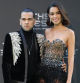 Brazilian soccer player Dani Alves and his wife Joana Sanz arrive for the ceremony of the Best FIFA Football Awards in the Royal Festival Hall in London, Britain, Monday, Sept. 24, 2018. (AP Photo/Frank Augstein)