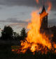 Hoguera de Sant Joan en Santa Cecília de Voltregà. Imágenes de Carme Molist Vidal