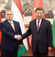 Chinese President Xi Jinping meets Hungary's Prime Minister Viktor Orban at the Diaoyutai State Guesthouse in Beijing, China July 8, 2024. China Daily via REUTERS ATTENTION EDITORS - THIS PICTURE WAS PROVIDED BY A THIRD PARTY. CHINA OUT. NO COMMERCIAL OR EDITORIAL SALES IN CHINA.