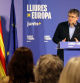 Carles Puigdemont en l'acte central de campanya de les eleccions europees.