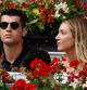 Soccerplayer Alvaro Morata and Alice Campello during Masters Series Madrid 2023 in Madrid on Friday, 28 April 2023.