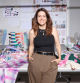 Clara Esteve, creadora y diseñadora de la firma de moda All that she loves, en su estudio en Calonge