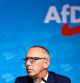Berlin (Germany), 02/09/2024.- Far-right Alternative for Germany (AfD) party's top candidate for Saxony, Joerg Urban, speaks during an AfD party press conference in Berlin, Germany, 02 September 2024. The far-right Alternative for Germany (AfD) has won first place in the state elections in Thuringia and is only just behind the CDU in second place in Saxony. Not since 1945 has a German far-right party been number one in an election. It is likely to be difficult to form a stable government in both federal states. The AfD is claiming to be in government, but the other parties are rejecting a coalition with it. (Elecciones, Alemania) EFE/EPA/Filip Singer