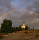 Arco iris doble en el santuario de Puig-agut. Imágenes de Carme Molist Vidal