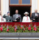King Harald, Queen Sonja, Crown Prince Haakon, Crown Princess Mette-Marit and Princess Ingrid Alexandra during the Norwegian National Day celebrations, Oslo, Norway, May 17, 2024