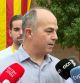 El secretario general de Junts, Jordi Turull, este domingo antes de la clausura de la escuela de verano de la JNC