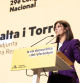 MARTA VILALTA, SECRETARIA GENERAL ADJUNTA Y PORTAVOZ D'ERC, EN SU DISCURSO EN EL 29º CONGRESO NACIONAL D'ERC EN LLEIDA. FOTO MARC CARNICE