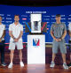 September 13, 2024. Louis Vuitton Cup, Semi Finals: Press Conference. Arnaud Psarofaghis, ALINGHI RED BULL RACING, Ben Ainslie, INEOS BRITANNIA, Jimmy Spithill, LUNA ROSSA PRADA PIRELLI TEAM, Tom Slingsby, NYYC AMERICAN MAGIC