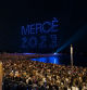El espectáculo de drones de la Mercè 2023 reunió a miles de personas en la playa de la Barceloneta