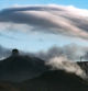 Nubes fantasma en el monte Pení.