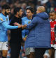 El último partido entre el Manchester City de Guardiola y el Arsenal de Arteta se vivió con mucha tensión