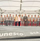 Luna Rossa Prada Pirelli junto con a Audrey Azoulay Directora General de UNESCO