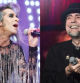 Mario Vaquerizo y Joaquín Sabina, dos artistas que han caído del escenario durante un directo