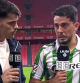 Pablo Fornals en la entrevista postpartido de DAZN