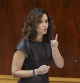 MADRID, 17/10/2024.- La presidenta de la Comunidad de Madrid, Isabel Díaz Ayuso interviene en el pleno de la Asamblea de Madrid, este viernes. EFE/ CAM/SOLO USO EDITORIAL/SOLO DISPONIBLE PARA ILUSTRAR LA NOTICIA QUE ACOMPAÑA (CRÉDITO OBLIGATORIO)