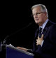 French Prime Minister Michel Barnier delivers a speech during the 106th session of the Congress of Mayors organised by the 