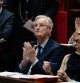 November 26, 2024, Paris, France, France: Session of Questions to the government at the French parliament - French Prime Minister Michel Barnier POLITIQUE, ASSEMBLEE NATIONALE, HEMICYCLE.