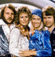 Picture taken in 1974 in Stockholm shows the Swedish pop group Abba with its members (L-R) Benny Andersson, Anni-Frid Lyngstad, Agnetha Faltskog and Bjorn Ulvaeus posing after winning the Swedish branch of the Eurovision Song Contest with their song 