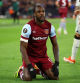 Michail Antonio, durante un partido de la Europa League.