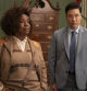 Uzo Aduba con Randall Park en la primera imagen de 'La Residencia' ('The Residence')