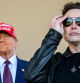 FILE PHOTO: U.S. President-elect Donald Trump and Elon Musk watch the launch of the sixth test flight of the SpaceX Starship rocket in Brownsville, Texas, U.S., November 19, 2024. Brandon Bell/Pool via REUTERS/File Photo