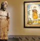 Exposición 'Plafons de sants en la rajola catalana: art i devoció popular'.