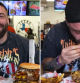 Intenta el reto de comerse una hamburguesa de varios pisos y la gente alucina con el tiempo que hace: 