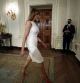 U.S. First Lady Melania Trump leaves after a roundtable on Improving the lives of Americans with Sickle Cell Disease at the White House in Washington on September 14, 2020.