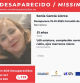 Cartel de búsqueda de Sonia García Lorca hecho por SOS Desaparecidos
