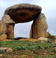 El dolmen del Pla de Trullars.