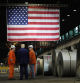 FILE - President Donald Trump talks to workers as he tours U.S. Steel Corporation's Mon Valley Works-Irvin plant, Friday, May 30, 2025, in West Mifflin, Pa. (AP Photo/Julia Demaree Nikhinson, File)