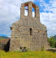 La iglesia de Sant Bartomeu de Pincaró en el Alt Empordà, Girona.