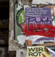 BERLIN, GERMANY - SEPTEMBER 25: (EDITOR'S NOTE: Image contains profanity.) Graffiti against Hamas is sprayed on a doorway on September 25, 2025 in Berlin, Germany. Berlin is full of graffiti related to the conflict in Gaza, with some messages expressing support for Israel, while others voice strong opposition. (Photo by Maja Hitij/Getty Images)