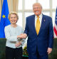 Reunió entre la presidenta de la Comissió Europea, Ursula von der Leyen, i el president dels Estats Units, Donald Trump, a Escòcia
