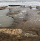 El temporal Harry descubre restos de un asentamiento humano en la punta de la Banya del delta de l'Ebre