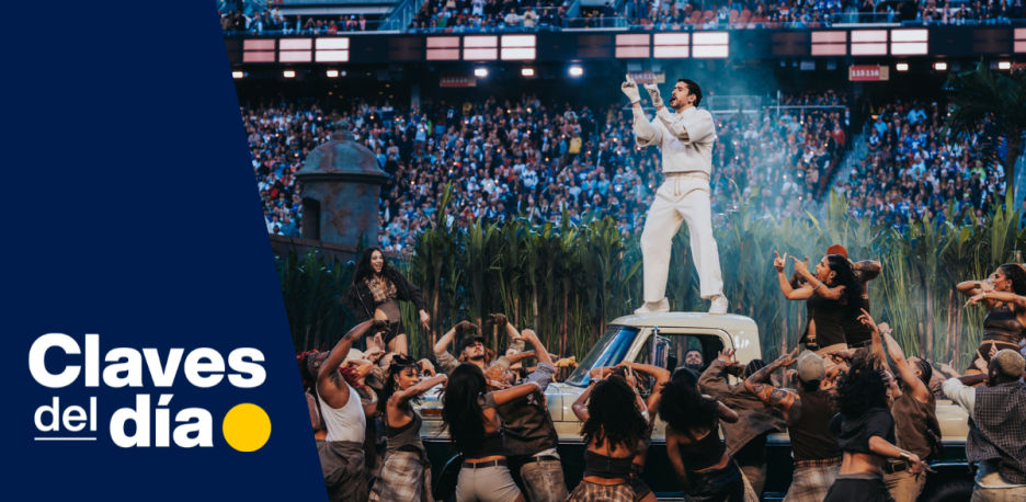 Claves del día | Bad Bunny desafía a Trump en la Super Bowl y la arriesgada decisión de Lindsey Vonn