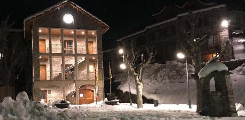 La soledad del anochecer en Vilallonga de Ter