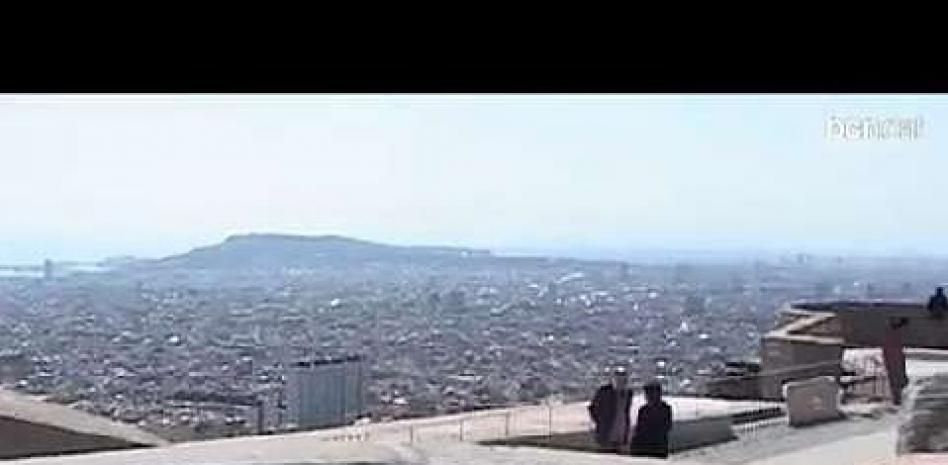 Visita a las baterías antiaéreas del Turó de la Rovira