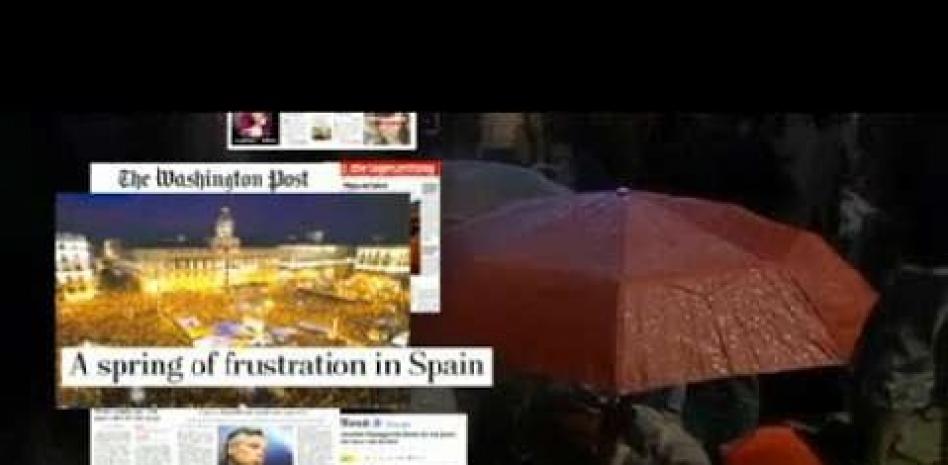 'The Washington Post' coloca en portada la protesta de la Puerta del Sol